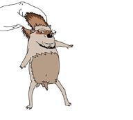 animal closed_mouth full_body glasses hand hedgehog nsfw penis smile soyjak stubble variant:gapejak // 868x784 // 27.9KB