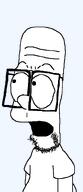 beard eyebrows glasses template variant:bartjak white_skin // 346x800 // 9.6KB