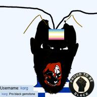 badge black_skin faggot greekroach korg_(namefag) map_(pedophile) nigger pedophile roach speech_bubble variant:halojak // 4000x4000 // 4.1MB