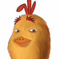 animated beak bird buck_cluck chicken chicken_little feather poyopoyo variant:gapejak // 220x400 // 499.0KB