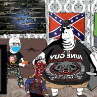 ack animated bing_bing_wahoo colorful comic cuck dark_skin donald_trump earthbound music nigger quest save_the_bull sound spine_tingling subvariant:blobson text_to_speech variant:chudjak variant:cobson variant:soyak video // 1080x1080, 328.3s // 32.5MB