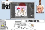 4chan 4chan_pass aids angry arm clenched_teeth clothes computer copium country flag flag:israel flag:poland flag:ukraine fume glasses hand i_love israel keyboard monkey_putin multiple_soyjaks photoshop poland pov putnuballe red_eyes red_face reddit rope russia russo_ukrainian_war screen soybooru soyjak speech_bubble stubble teufel text tshirt ukraine variant:feraljak variant:unknown vein vladimir_putin wykop yellow_teeth // 1895x1265 // 953.7KB