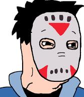 h20_delirious hair hockey_mask hoodie mask smile smug soyjak template variant:chudjak youtuber // 640x734 // 28.0KB