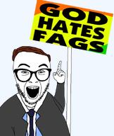 blue_tie clothes glasses god_hates_fags open_mouth pointing series:fusionjaks sign suit variant:abortion_lover variant:protestantjak // 810x959 // 95.6KB