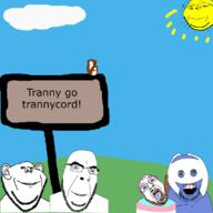 angry animal bloodshot_eyes blue_skin brown_skin closed_mouth crying discord drawn_background ear eyelashes glasses hair hanging multiple_soyjaks mustache open_mouth purple_hair rope sign smile soyjak stubble subvariant:feralsquirrel subvariant:wholesome_soyjak suicide sun tail tongue tranny trend:squirreljakking variant:bernd variant:cobson variant:feraljak variant:gapejak variant:impish_soyak_ears yellow_teeth // 1080x1080 // 242.8KB