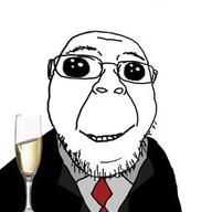 champagne clothes necktie oh_my_god_she_is_so_attractive smile smoking soyjak stubble suit tuxedo variant:bernd // 255x255 // 9.4KB