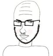 bald beard blushing egg nas_coal_or_something skinny soy soyboy variant:unknown wrinkles // 933x992 // 116.3KB