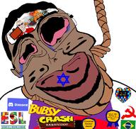 agugu amphibian anti_ongezellig autism autism_speaks bubsy communism crash_bandicoot discord esl flag:brazil frog jewish_star mymy n.brio nas:pepe nazism pepe_the_frog star_of_david subvariant:chudjak_front subvariant:jartycuck subvariant:muscular_chud tranny variant:chudjak // 1050x996 // 280.6KB
