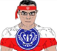 arakan arakan_army chud headband muscular_male myanmar // 533x471 // 144.6KB