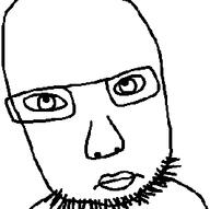 closed_mouth glasses soyjak stubble variant:unknown // 266x264 // 8.7KB