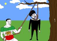 beard bloodshot_eyes execution glasses hanging holding_object holding_rope iran lion_and_sun lynching meta:tagme mullah pahlavi persian rope tongue tree variant:bernd variant:chudjak // 1280x914 // 116.0KB