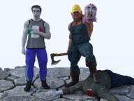 3d axe beheaded decapitated ifunny italian_flag italy muscles sectionalism sectionalism_is_keyed subvariant:unbotheredchud tranny transparent troon variant:bernd variant:chudjak yellow_hat // 1920x1440 // 2.9MB