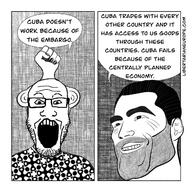 anarcho-communism comic communism cuba drawing fist gigachad libertarian meme retard smile variant:markiplier_soyjak // 1280x1280 // 475.3KB