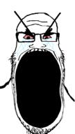 angry bloodshot_eyes crying glasses open_mouth soyjak stubble variant:markiplier_soyjak // 497x886 // 82.1KB