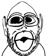 bald glasses lips nose open_mouth soyjak stubble subvariant:nogoblin template thick_eyebrows transparent_background variant:nojak white_skin // 443x523 // 28.5KB