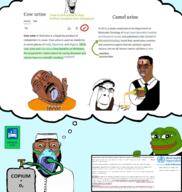 4soyjaks Bharatiya_Janata_Party anesthesia arab beard bindi bloodshot_eyes bottle brown_skin camel_urine clenched_teeth clothes copium cow_urine crying dead frog gas_cylinder glasses greentext grin hanging hat hinduism holding_object hospital india indian islam keffiyeh laughing mask mustache necktie open_mouth oxygen oxygen_mask peer_review pepe piss rope sick sign smile soyjak stretched_mouth stubble study suicide tank taqiyah thought_bubble tongue tunic tuxedo variant:bernd variant:chudjak variant:cobson variant:soyak waiter wikipedia wordswordswords world_health_organization yellow_teeth // 2221x2338 // 508.4KB