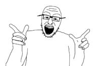 arm glasses hand jake_novak open_mouth soyjak stubble variant:unknown // 1184x805 // 3.6MB