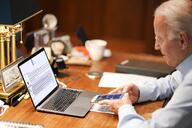 2soyjaks closed_mouth glasses irl_background joe_biden laptop soyjak speech_bubble stubble variant:chudjak variant:cobson // 2048x1362 // 275.7KB