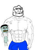 blue_pants bulge crying green_skin muscles muscular_male peeing piss pissing red_eyes shorts smil smoot_(user) ss_runes subvariant:big-boy trevor(user) variant:chudjak variant:ishish_soyak_ears // 1126x1487 // 55.6KB