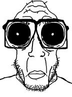 big_eyes big_lips black_eyes glasses splice stubble subvariant:chudplier variant:mentaljak // 600x800 // 12.1KB