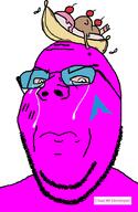 angry bald banana_split_ice_cream crying developer flies food glasses melting mud_(user) quote stubble variant:gapejak // 600x920 // 128.0KB
