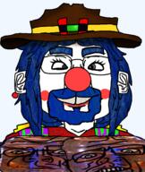 beard clothes ear female giggly_goon_clown hat iv_bag marge_moment stubble variant:gapejak variant:sidjak vinluv // 1200x1418 // 992.2KB