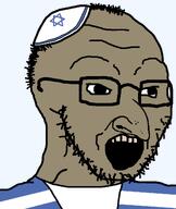 brown_skin clothes hat jewish_nose judaism jude kike kippah nose open_mouth rotten_teeth series:yehudyakim star_of_david tallit variant:soyak // 970x1150 // 32.7KB