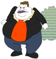 angry big_lips brap brown_hair coat comment farting_mutt fat green_eyes jeans jojos_bizarre_adventure meta:namefags muda namefags orange_shirt soybooru subvariant:mexibrap thub_(user) transparent_background variant:meximutt // 2500x2600 // 1.3MB
