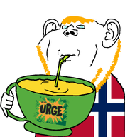 arm aryan blue_eyes cup drinking drinking_straw flag:norway ginger holding_object looking_at_you norway soda trend:aryan variant:impish_soyak_ears // 1375x1500 // 308.7KB