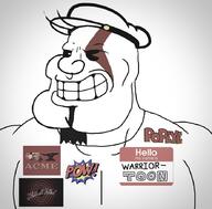 ToonSoy_(NameFag) Warrior-Z(user) acme cartoon hello_my_name_is_(sticker) looney_tunes popeye pow! series:keep_raging_on_them subvariant:mexiaryan variant:meximutt // 886x872 // 153.6KB