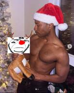 black_skin christmas deer horn irl male muscular_male queen_of_spades red_nose santa_hat subvariant:hornyson tree variant:cobson // 1080x1354 // 2.5MB