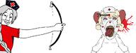 anime artist:admiral_avvakened artist:soyyoseth blood bow eirin_yagokoro series:chud's_hitman shot terrible_mouse touhou variant:bernd variant:chudjak video_game wound // 1301x513 // 107.7KB