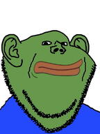 animal clothes ear frog green_skin pepe soyjak stubble variant:impish_soyak_ears // 598x800 // 98.9KB