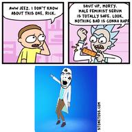 angry arm bbc clothes dance fiull_body glasses hand leg open_mouth queen_of_spades rick_and_morty rick_sanchez smeeze soyjak stonetoss stubble tattoo text variant:cobson // 1000x1000 // 211.8KB