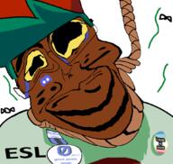 Love_is_love brown_skin clothes discord discord_logo_facial_mark esl fnf_pedo glasses hat jartycuck map_(pedophile) neutralplier_award nigger pedophile rope shitskin stinky subvariant:chudjak_front subvariant:jartycuck variant:chudjak yellow_sclera // 1050x996 // 227.6KB