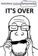 astrofene_(namefag) glasses its_over namefag_drama namefags soyjak subvariant:neutralplier sunglasses text variant:markiplier_soyjak // 1807x2668 // 592.1KB