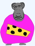cheese clothes face mouse pink_shirt rat rodent subvariant:blobson variant:cobson // 1613x2123 // 114.9KB
