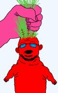 admin beetroot broot doll_(user) ear glasses hand leaf open_mouth pink_skin red_skin soyjak_blog stubble tinted_glasses variant:prematurejak // 728x1160 // 23.2KB