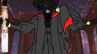 bottle demon elden_ring glasses grey_skin horn open_mouth red_eyes sharp_teeth soy soyjak soylent stretched_mouth stubble variant:markiplier_soyjak video_game // 1200x675 // 197.7KB