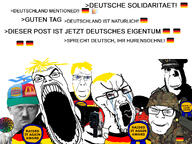 adolf_hitler again angry award beer big_mouth blond bloodshot_eyes blue_eyes bug burger_king camouflage clothes fast_food flag:germany fly gaping_mouth german_text germany grin gun hat holding_gun holding_object mcdonalds mustache nazism ominous open_mouth propeller_hat quote rape smile soldier sonnenrad stretched_chin stretched_mouth subvariant:hornyson text variant:cobson variant:feraljak variant:soyak // 4032x3024 // 1.6MB