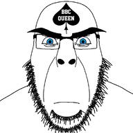 angry bbc beard blue_eyes closed_mouth eyebrows facial_mark forehead_mark glasses looking_at_you queen_of_spades soyjak spade stubble subvariant:cobson_front2 subvariant:modern_cobson thick_eyebrows variant:cobson // 800x800 // 33.1KB