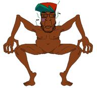 black_skin boyfriend_(friday_night_funkin') cap closed_mouth clothes fnf fnf_pedo friday_night_funkin' glasses hat map_(pedophile) nigger pedophile shit_skin shitskin stinky stubble subvariant:chudjak_front subvariant:chudplier trend:slopjak variant:chudjak yellow_sclera // 1911x1722 // 203.1KB