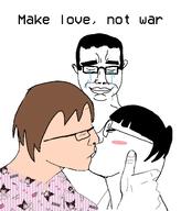 GEMERALDIEST_COMMENTS_SECTION💎💎💎ENTER_AS_YOU_PLEASE💎💎💎 SanrioWABAG_(namefag) change_the_tags_if_you're_pedophile dyke junibooru_(user) kiss kissing lesbian love subvariant:flarteyejak variant:chudjak variant:fisheyejak variant:flartson war yuri // 1024x1200 // 274.3KB