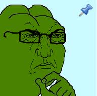 barely_a_soyjak chin finger frog green_skin hand pepe pepe_the_frog punisher_face smug variant:chudjak // 602x597 // 140.5KB