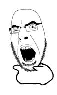 angry animated dance dancing_swede glasses music nintendo open_mouth sound soyjak stubble variant:cobson video video_game // 302x500, 25.6s // 907.3KB