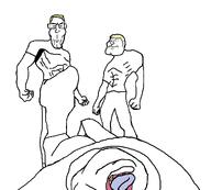 Comics black_and_white blond clothes comic cool dark dc_comics dead defeated duo europe european_union hero invincible invincible_(show) mark marvel nordic nordic_chad omni_man open_mouth powerful scream slavic soyjak strong subvariant:euroaryan subvariant:mexiaryan superhero superman superpower team template tshirt variant:meximutt viltrum white_background white_shirt white_skin // 1829x1644 // 136.2KB