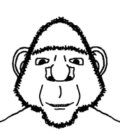 big_ears big_nose ear front_facing hairy imp impish looking_at_viewer looking_at_you meta:not_a_fucking_duplicate smile subvariant:ishish_front unibrow variant:ishish_soyak_ears // 670x750 // 49.2KB