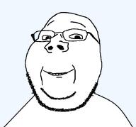 beard glasses happy looking_at_you smile subvariant:wholyjak transparent_background variant:gapejak wholesome // 853x796 // 18.7KB