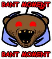 antenna bant_(4chan) brown_skin comic_sans discord ear logo missing_teeth open_mouth red_eyes reddit_moment soyjak stubble text tvrkaryan variant:snoojak yellow_teeth // 250x284 // 55.6KB