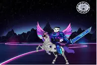 horse mountains neon op_can't_draw_for_shit op_cant_come_up_with_any_more_tags op_is_a_retarded_lazy_faggot_for_not_tagging_his_own_shit robot sonnerad sword variant:chudjak variant:cobson // 2599x1749 // 1.1MB